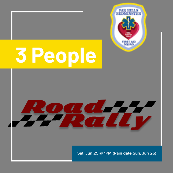 FHBFAS Road Rally Fundraiser Register 3 People